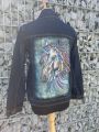Jeans Jacke Einhorn by Skull Design