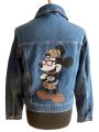 Skull Design Jeans Jacket Mickey S