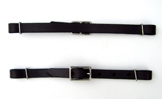 Berlin CUstom leather Straight Leather Curb Strap 