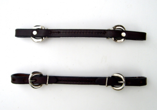 Berlin Custom Leather Straight Leather Curb Strap 