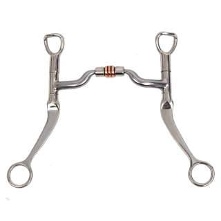 Myler Flat Shank MS.05 mit Kupfer-Roller