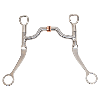 Myler Flat Shank MS.33 mit Kupfer-Roller